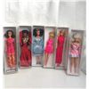 Image 1 : Group of 6 vintage Barbie dolls - includes 1987 Whitney Barbie perfume doll / black Barbie in red fa