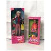 Image 1 : Group of 2 vintage Barbie dolls - includes Coca-Cola Barbie picnic & 1987 skipper tropical Barbie