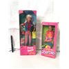 Image 2 : Group of 2 vintage Barbie dolls - includes Coca-Cola Barbie picnic & 1987 skipper tropical Barbie