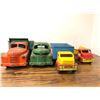 Image 2 : Group of 5 vintage toy trucks - includes Husky trucks / construction trucks etc