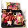 Image 1 : 2 bins full of vintage Barbie dolls & accessories - includes dolls / battery intercom telephone set