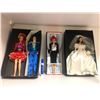 Image 2 : Group of 4 vintage Barbie dolls - includes 1959 collector's request commuters set Barbie / Blushing 