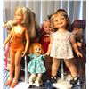 Image 1 : Group of assorted vintage Baby dolls - includes Polish handmade doll / Sasha black doll etc