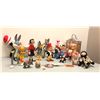 Image 1 : Group of cartoon character figures - includes Bugs Bunny / Daisy duck / Tweety bird / Elmer Fudd / c