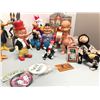 Image 2 : Group of cartoon character figures - includes Bugs Bunny / Daisy duck / Tweety bird / Elmer Fudd / c