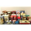 Image 2 : Group of assorted vintage tin boxes & cans