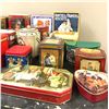 Image 3 : Group of assorted vintage tin boxes & cans