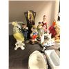 Image 2 : Group of assorted vintage estate ceramic figures - includes Pinocchio figures / Victorian lady etc