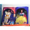 Image 2 : Group of 3 assorted Disney items - includes 1992 Aladdin doll (in box) / 1992 Snow White (in box) &