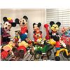 Image 2 : Shelf lot of assorted Mickey Mouse display figures - includes Mickey mouse telephone / trimmer set /