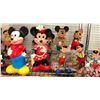 Image 2 : Shelf lot of assorted Mickey Mouse display figures - includes rubber figures / wind up toy / pinnoch