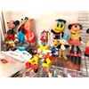 Image 3 : Shelf lot of assorted Mickey Mouse display figures - includes rubber figures / wind up toy / pinnoch