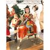 Image 2 : Group of 6 Japanese oriental dolls - includes Samurai doll on horse & Japanese lady