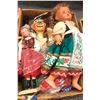 Image 3 : 4 boxes of assorted vintage estate dolls - includes baby dolls / toy Pinocchios etc