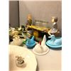 Image 2 : Group of assorted decorative items - blue glass swan bowl / decorative pots etc - approx 20 pcs