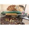 Image 1 : Group of assorted oriental fans & umbrellas - approx 9 pcs