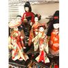 Image 3 : Group of 12 Japanese oriental dolls in kimono outfit