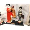 Image 2 : Group of 5 Japanese oriental dolls in kimono outfit