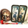 Image 3 : Group of vintage estate coca cola trays / mini coke bottles / toy truck etc