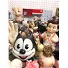 Image 3 : Group of assorted vintage estate decorative items - includes Sizzy piggy bank / The Tinman / Bambi f