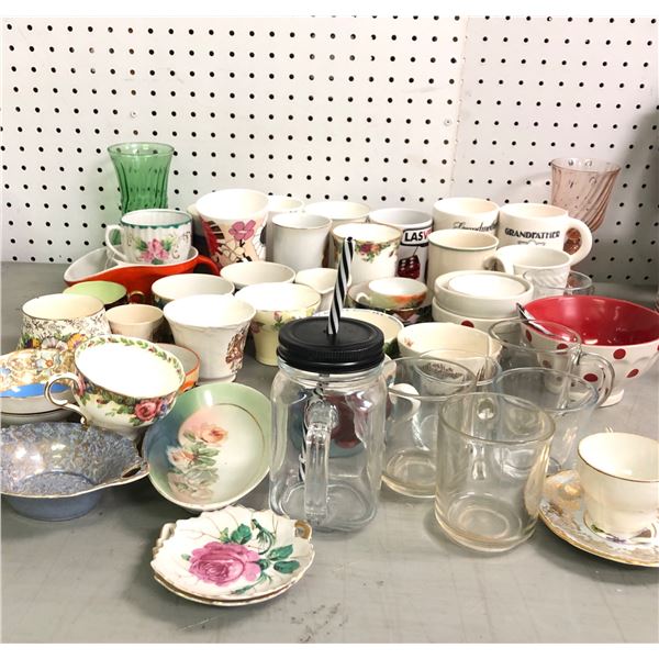 Group of assorted vintage estate tea sets 