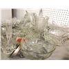 Image 3 : Group of assorted vintage estate glassware - includes bowls / wine cups / pitcher etc - approx 40 pc