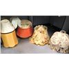 Image 1 : Group of approx 14 vintage estate decorative lampshades