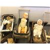 Image 2 : Group of assorted vintage estate items - includes baby doll strollers w/ dolls / Victorian baby carr