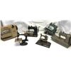 Image 1 : Group of 6 vintage toy sewing machines - includes Vulcan machines / german child crank sewing machin