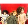 Image 2 : Group of 6 assorted vintage estate porcelain dolls