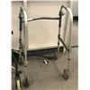 Image 3 : Group of 6 vintage estate items - includes adjustable lightweight folding walker w/ wheels / walker