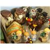 Image 3 : Group of assorted vintage estate ceramic decorative pcs and salt & pepper shakers - includes Royal D