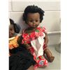 Image 2 : Group of assorted vintage estate black dolls - includes Golliwog / black baby dolls / doll heads etc