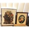 Image 3 : 7 vintage estate framed portraits & 1 mirror - includes Henry Major gay philosopher (approx 7 1/2" x