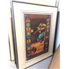 Image 2 : 13 vintage estate large framed portraits - includes Native American portrait (approx 22" x 28") / ma