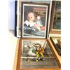 Image 2 : 12 vintage estate framed portraits - includes raggedy Ann stories (approx 13" x 10") / Norman Rockwe