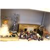 Image 3 : 2 Shelves full of vintage estate items - includes Rona front door keyed lock / vintage CDs etc
