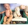 Image 2 : 2 boxes full of vintage estate baby dolls - includes ceramic doll heads etc