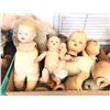 Image 3 : 2 boxes full of vintage estate baby dolls - includes ceramic doll heads etc