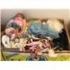 Image 3 : 2 boxes full of assorted vintage estate dolls & accessories - includes doll body parts / clothes etc