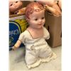 Image 2 : 2 boxes full of assorted vintage estate dolls - includes baby dolls / doll body parts / clothes Dall