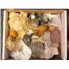 Image 2 : Box full of assorted vintage estate misc items - includes virgin Mary cutlery figurine / Care Bears 