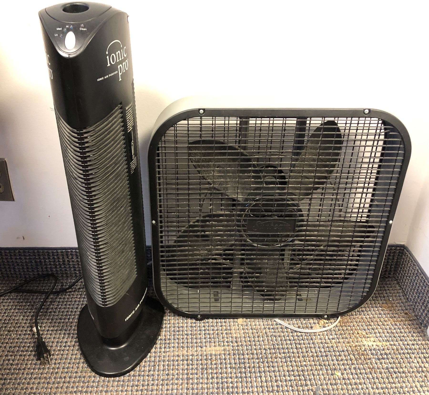 Sunbeam Table Fans Group of 2 estate fans - includes ionic pro fan 28