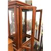 Image 2 : 2 Door curio cabinet - approx 14" L x 28" W x 6ft H