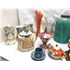 Image 2 : Group of 15 vintage estate decorative items - includes glass vases / goose girl / Billy can & Billy 