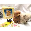 Image 3 : Group of assorted vintage estate toys - includes Chow Chow dog toy / wood furniture kit toy set / an