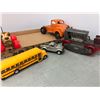 Image 2 : Group of assorted vintage estate toys - includes vintage CP-Air toy plane (cf-cum) / toy piston / li