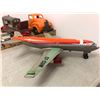 Image 3 : Group of assorted vintage estate toys - includes vintage CP-Air toy plane (cf-cum) / toy piston / li