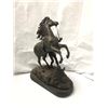 Image 2 : Guillaume (1677) Vintage Marley horse bronze sculpture w/ base - approx 14" W x 6" L x 17" H