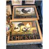 Image 2 : Large group of assorted vintage framed artwork